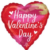 Standard Happy Valentines Day Artistic Touch Balloon