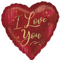 Jumbo I Love You Rouge Balloon