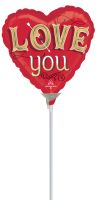09" Just My Type Love You Balloon