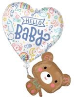 SuperShape Baby Shapes Hello Baby Balloon