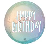 Orbz Pastel Dream Happy Birthday  Balloon