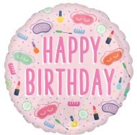 Standard Happy Birthday Spa Party Balloon