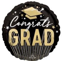 Standard Stripes On Stripes Grad Balloon