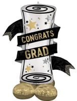 Airloonz Satin Grad Diploma Balloon