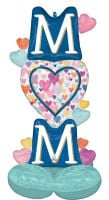 Airloonz Mom Sprinkled Hearts Balloon