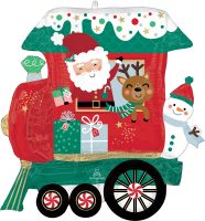SuperShape North Pole Express Train Balloon