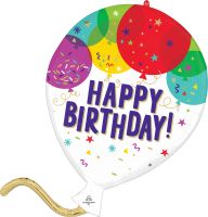 SuperShape Happy Birthday Balloons