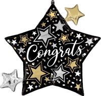 SuperShape Congrats Stars Balloon