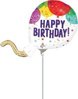 MiniShape Happy Birthday Balloons
