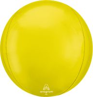 Orbz 16" Vibrant Yellow Balloon