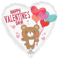Standard Valentine Bear Hug Balloon