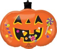 SuperShape Trick or Treat Pumpkin Balloon