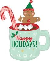 SuperShape Holiday Christmints Mug Balloon