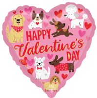 Standard Doggone Cute Valentine Balloon