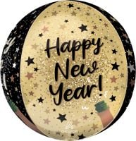 Orbz Natural Sparkle New Year Balloon