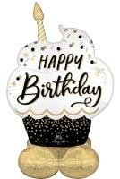 Airloonz Cupcake Happy Birthday Wishes Balloon