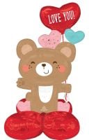 AirLoonz Junior Love You Bear Hug Balloon
