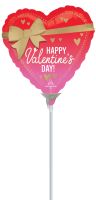 09" Satin Better with Bows Valentine Balloon