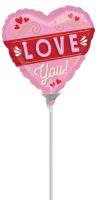 09" Retro Love Balloon
