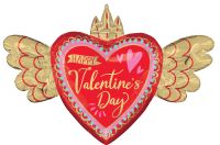 SuperShape Artistic Affection Happy Valentines Day Wings Balloon