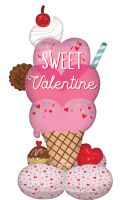 AirLoonz Junior Sweet on You Ice Cream Cone Balloon