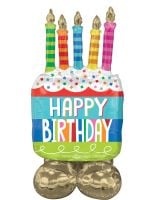 Airloonz Make A Wish Happy Birthday Balloon