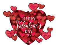 SuperShape Valentine Romantic Glow Balloon