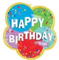 SuperShape Sunny Balloons Birthday