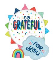 SuperShape So Grateful for You Balloon