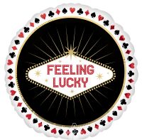18" Feeling Lucky Casino Balloon