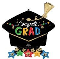 SuperShape Grad Party Grad Cap Balloon