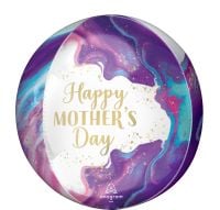 Orbz Happy Mothers Day Alluring Marble Balloon