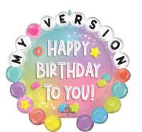 SuperShape Friendship Balloon Happy Birthday