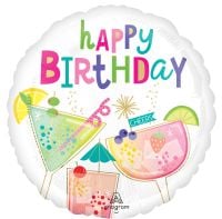 Standard Cocktail Surprise Birthday Balloon