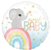 Standard Satin Baby Elephant Balloon