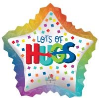 SuperShape Satin Hugging Wishes Balloon