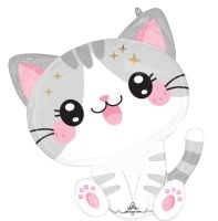 SuperShape Kawaii Kitty Balloon