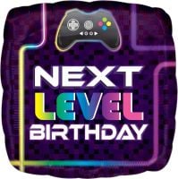 Standard Level Up Girl Birthday Balloon