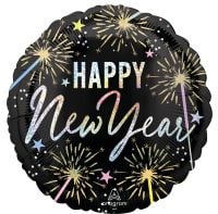 Standard Holographic New Year Festive Sparkle Balloon