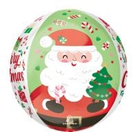 Orbz Merry Christmas Jolly Old Santa Balloon