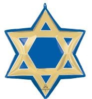 SuperShape Happy Hanukkah Star of David Balloon