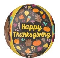 Orbz Thanksgiving Give Thanks Balloon