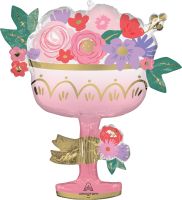 SuperShape Floral Toast Balloon