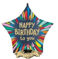 Frillz Satin Birthday Blast Balloon