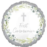 Standard Pearl First Communion Balloon
