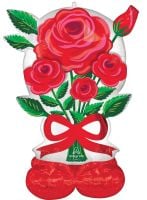 AirLoonz Satin Rose Radiance Balloon