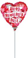 04" Playful Valentine Hearts Balloon