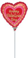 09" Valentine Scalloped Sweethearts Balloon