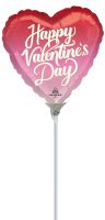 09" Happy Valentines Day Dreamy Heart Hues Balloon