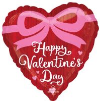 Standard Happy Valentines Day Coquette Bows Balloon